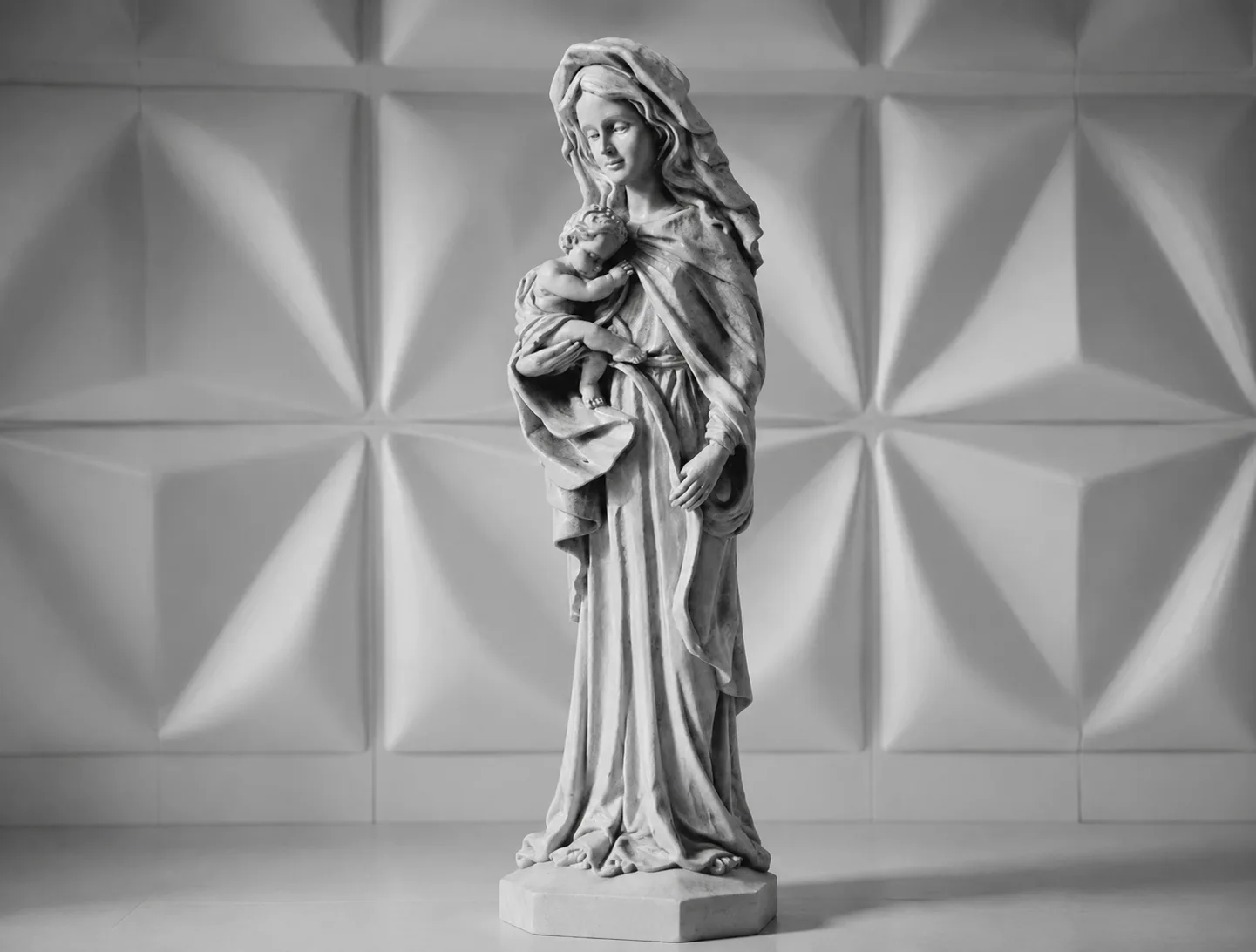 Escultura Virgen De Los Niños
